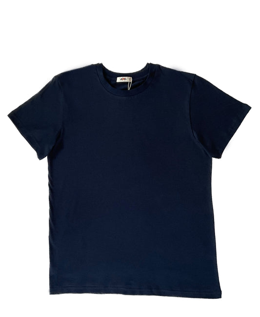 40 Pcs. 100% Cotton T-Shirts -Navy Blank Solid Men Short Sleeve Tee S-XXL- $4.00 per piece.